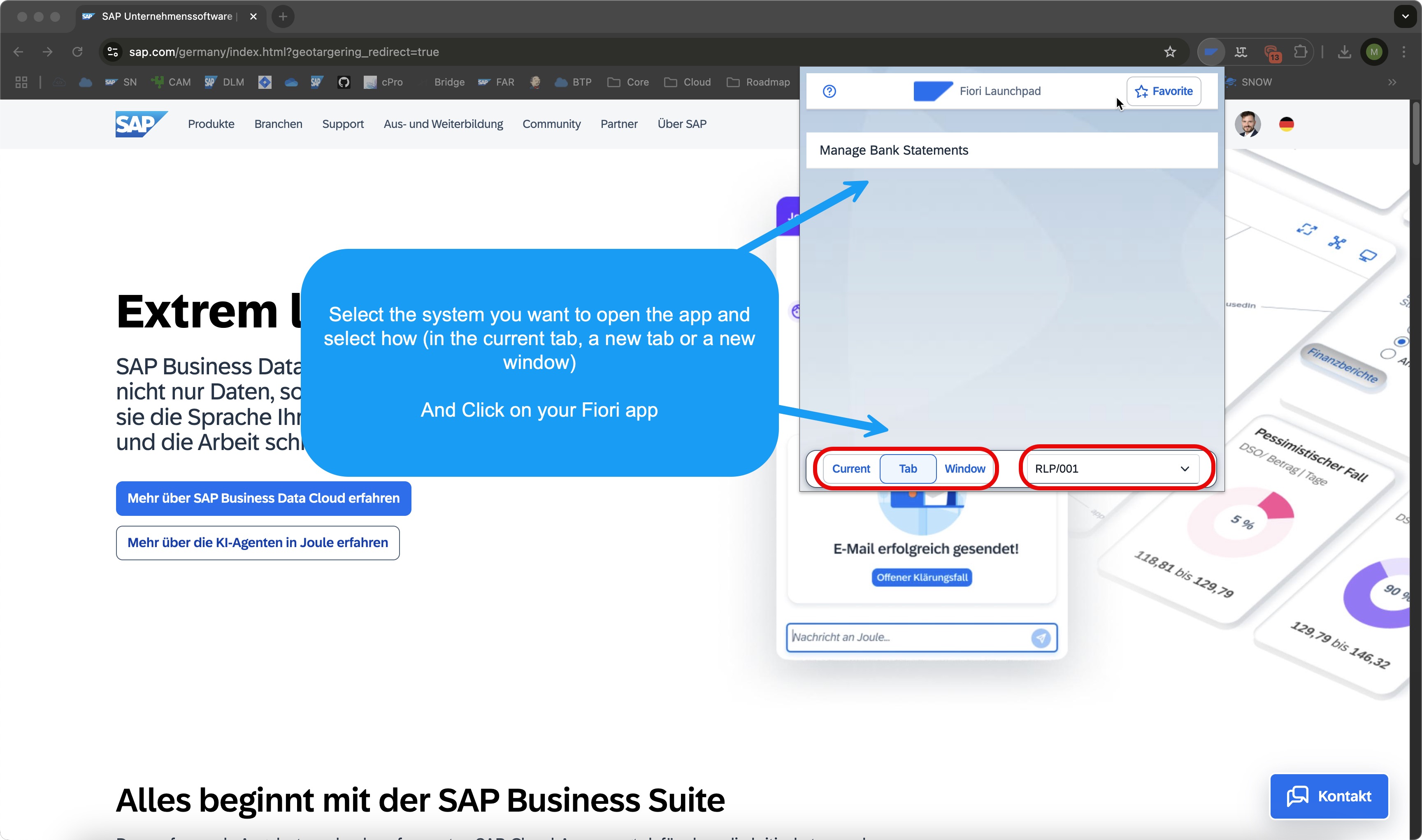 Popup - Combined Navigation
